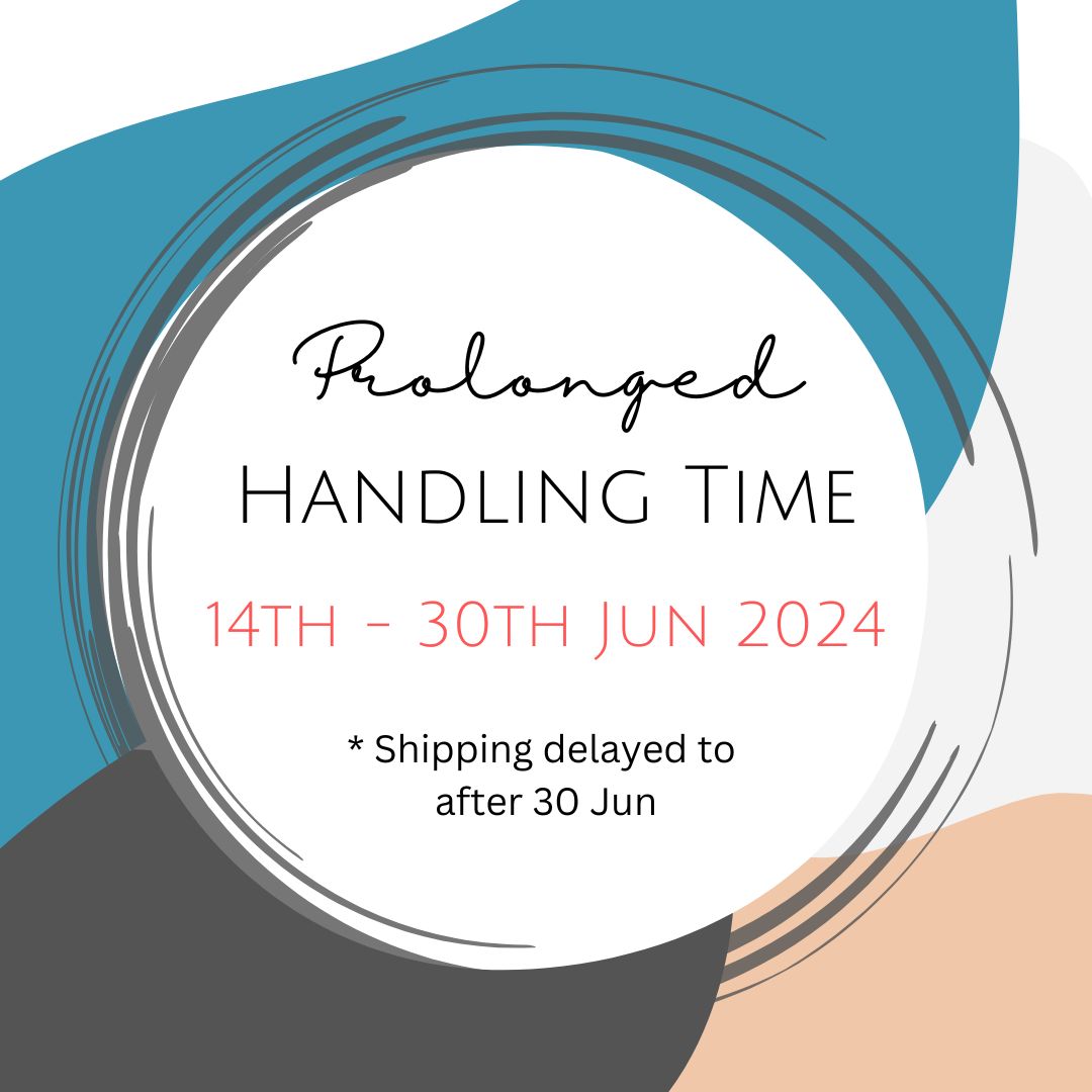 Prolonged handling time for orders received from 14th to 30th June 2024